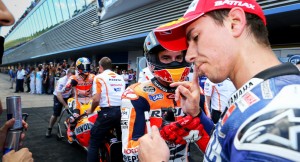 Marquez has said he wouldn't have a problem with Lorenzo should he join Honda in 2015.