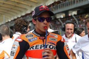 Marquez was unaware of any interest from rivals when negotiating a new contract with HRC. 