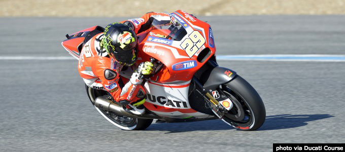 Iannone factory Jerez test