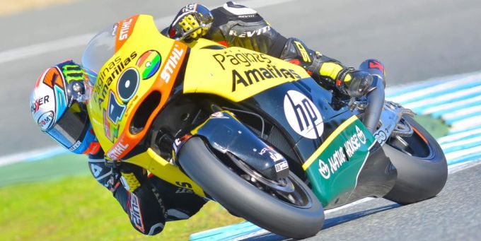 Alex Rins Jerez test