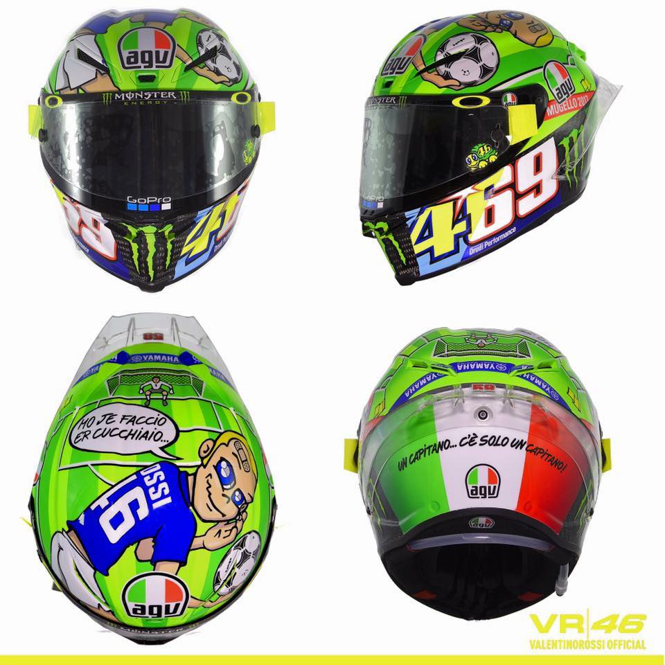 Rossi unveils 2017 Mugello helmet – GPxtra